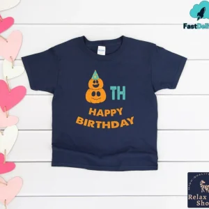 8th Happy Birthday Shirt, Birthday Shirt, Halloween Birthday, Eighth Birthday Shirt, Halloween Shirts, Happy Halloween3