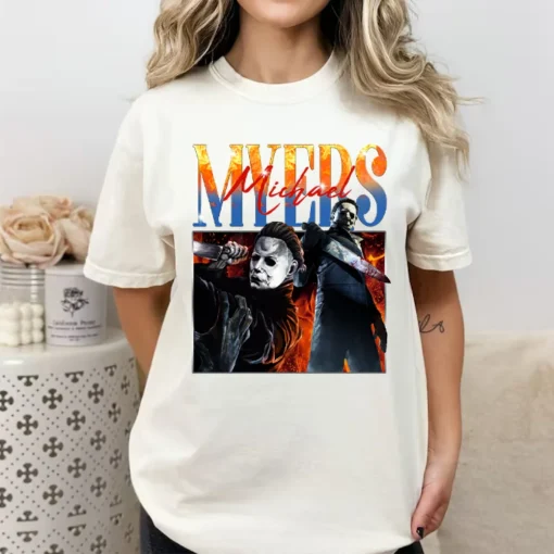 Halloween Shirt: Retro Michael Myers Homage Crewneck and Sweatshirt