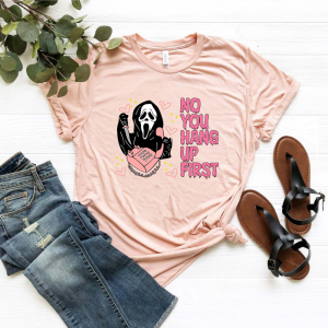 Halloween Ghostface Sweatshirt: No You Hang Up - Scream Movie Inspired