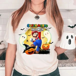 Halloween Shirt: Super Mario Family & Friends Trip Tee-1