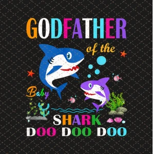 Godfather Shark Png, Godfather Of The Baby Shark Png Download