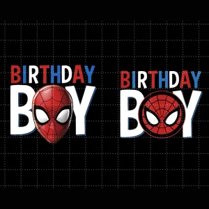Spider Hero Png Bundle, SuperHero Comic Birthday Boy, Spider Hero Png, Instant Download