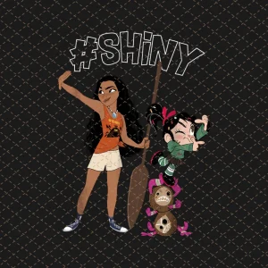 Disney Wreck It Ralph 2 Png, Comfy Princess Moana Shiny Png/Sublimation Printing/Instant Download