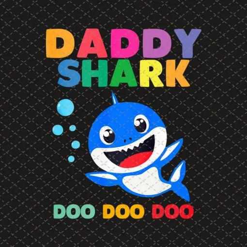 Daddy Shark, Funny Fathers Day, Baby Shark, Family Shark PNG/INSTANT DOWNLOAD