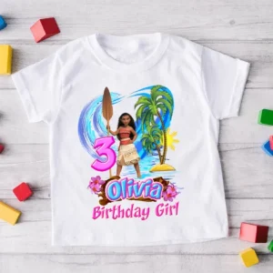 Baby Moana Birthday Shirt Ideas For Girls Love Moana Movie