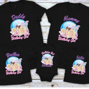 Barbie Doll Family Matching Birthday Shirt 2