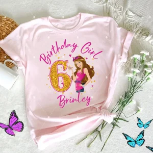 Barbie Doll Princess Birthday Shirt3