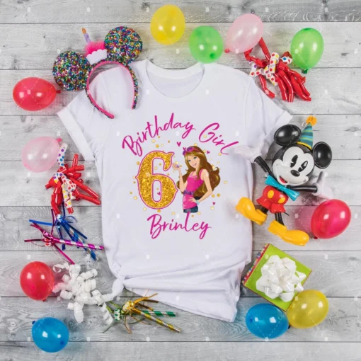 Barbie Doll Princess Birthday Shirt