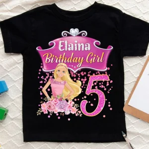 Barbie Princess Shirt Custom Birthday
