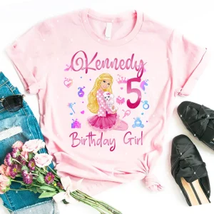 Barbie Shirt Custom Name for Birthday Girl 2