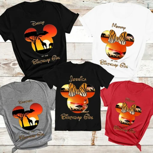 Birthday Halloween Disney Shirts Family Animal Kingdom