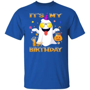 Boo Happy Halloween Its My 1st Birthday Boy Girl 1 Year Old T-Shirt 2