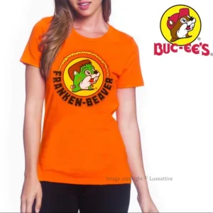 Buc-EE's Franken Beaver Fall Halloween Kids Tee Shirt3