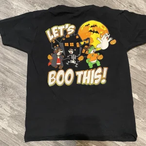 Buc-ees Halloween Shirt Sz YXS Youth Extra Small Let's Boo This Black Tee 2