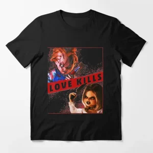 Child's Play Chucky And Tiffany Love Kills Essential T-Shirt 2