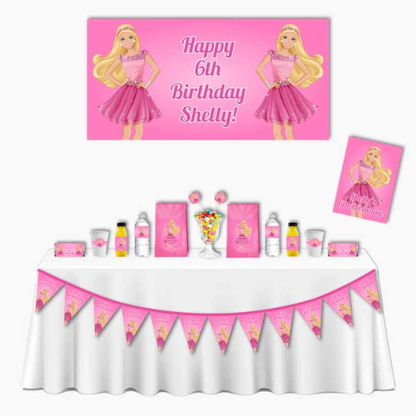 Choose the Personalized Barbie Birthday Shirt Design