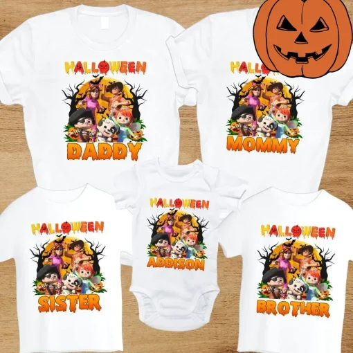 Cocomelon Halloween family party shirt - Birthday shirt