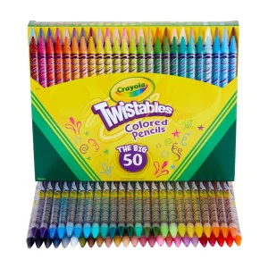 Crayola Twistables Colored Pencil Set (50ct)