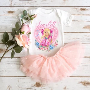 Custom Barbie Doll Shirt For Birthday Girls 3