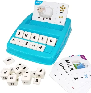 D-KINGCHY Matching Letter Game Math Learning Toys