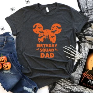 Disney HAlloween Birthday Shirt, Disney Halloween Birthday Family Shirts, Halloween Shirt,Birthday Squad,Birthday Boy,Birthday Girl 2