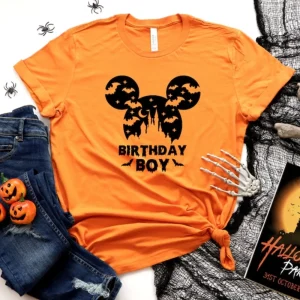 Disney HAlloween Birthday Shirt, Disney Halloween Birthday Family Shirts, Halloween Shirt,Birthday Squad,Birthday Boy,Birthday Girl