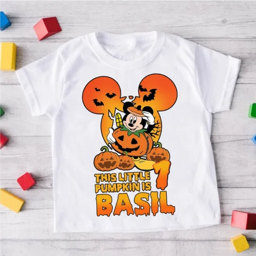 Disney Halloween Birthday Shirt, Halloween Matching Shirts, Halloween Mickey Minnie Shirt, Halloween Birthday Shirts, Personalized Shirt 3