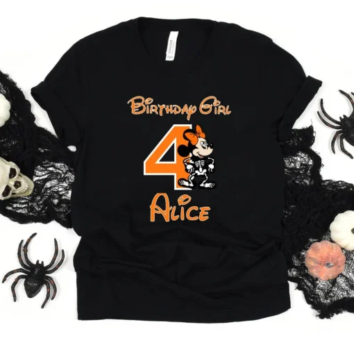 Disney Halloween Custom Birthday Shirt, Disney Halloween Birthday Family Shirts, Halloween Shirt, Birthday Squad,Birthday Boy,Birthday Girl 3