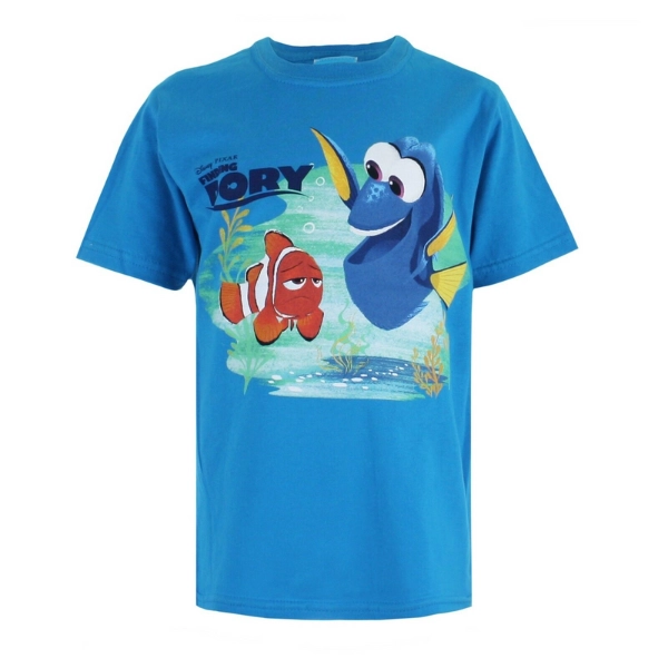 Disney Kids Finding Dory Nemo T-Shirt Sapphire Blue Boys Girls Official