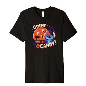 Disney Lilo & Stitch Halloween Stitch Give Me Candy Premium T-shirt