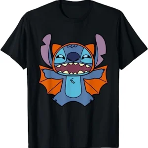 Disney Stitch Bat Halloween Costume T-Shirt