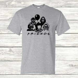 F.R.I.E.N.D.S Halloween T-shirt, Halloween, pennywise, for him, for her, horror, T-shirt 2