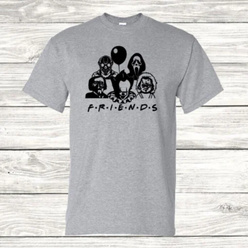 F.R.I.E.N.D.S Halloween T-shirt, Halloween, pennywise, for him, for her, horror, T-shirt 2