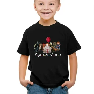 Friends Nightmares Halloween Blocks T-Shirt, Horror Movie Shirt, Horror Movie Killers T-shirt, Dtf Horror Boys of Fall Leopard 4