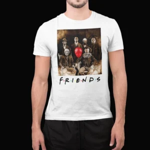Friends T-Shirt Horror Halloween Nightmare, Ask For More Colours, Sweatshirt, Hoodie, V-Neck, Tank Top Or West
