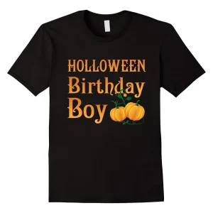 Halloween Birthday Shirt-Funny Halloween T-Shirt For Boys-CL