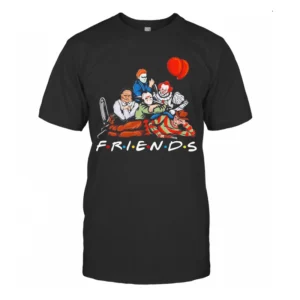 Halloween Horror Characters Friends T-Shirt