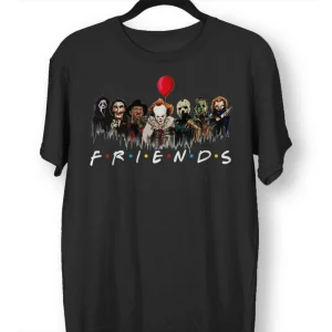 Halloween T-Shirt Horrorfilm Killers Scary Friends4