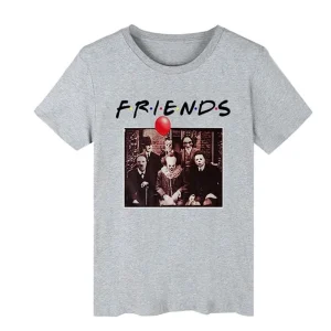 Horror Friends Shirt Unisex Funny Novelty Halloween T Shirt Friend Film Tee Tops