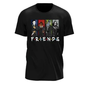 Horror Halloween friends I'll be there for you shirt