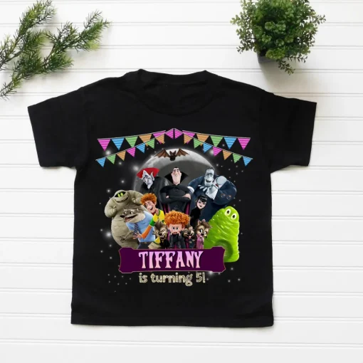 Hotel Transylvania Birthday Shirt, Personalized Halloween Birthday Theme Shirt, Hotel Transylvania Family Shirt