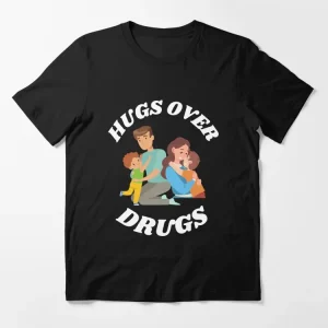 Hugs Over Drugs Halloween T-Shirt 2