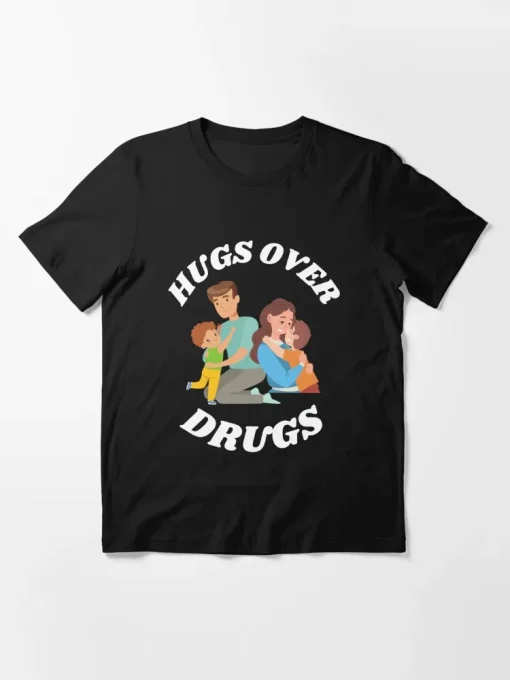 Hugs Over Drugs Halloween T-Shirt 2