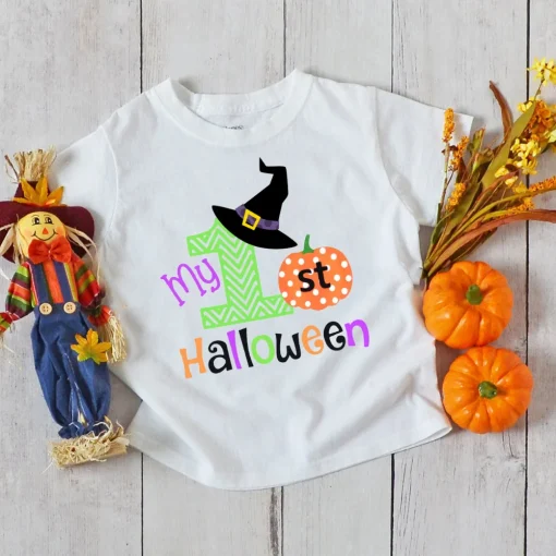 Kids Halloween Birthday Party Shirt, Personalized Halloween Party Shirt, Funny Pumkin Kids Shirt