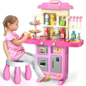 Kids Play Kitchen Playset for Toddlers