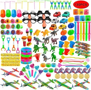 Kissdream 130PCS Carnival Prizes for Kids Birthday Party