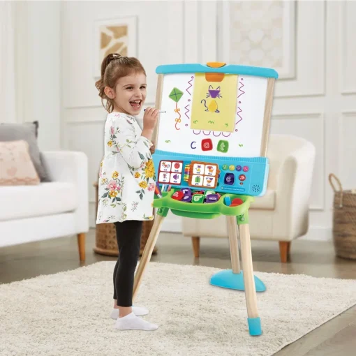 LeapFrog Interactive Learning Easel Wooden toy 2-in-1 Art Play
