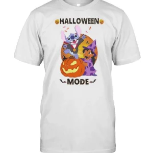 Lilo And Stitch Halloween Mode Shirt