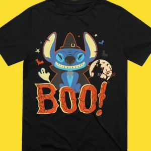 Lilo & Stitch Halloween Stitch Costume Boo Halloween Disney Shirt