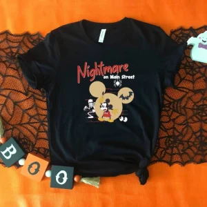 Nightmare On Main Street Shirt, Halloween Disney Shirt, Halloween Mickey Shirt, Vintage Mickey Shirt, Disney Shirt, Disney Family Vacation s2